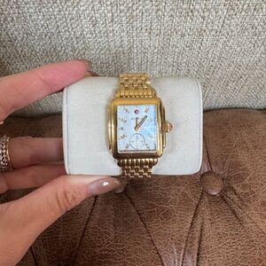 Women’s Michele Gold Watch
